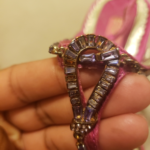 Pink Strappy Sandals - Picture 8 of 8